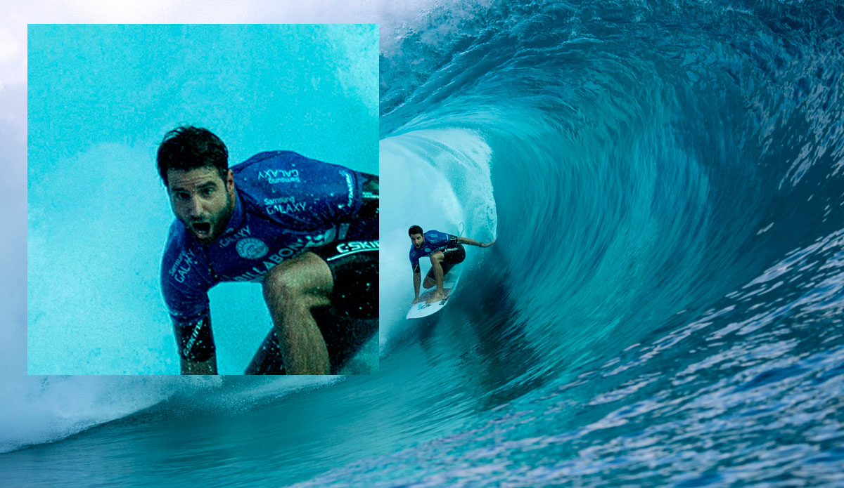 2. The Pork Slider. This is how large Dion Atkinson needs to open his mouth when eating a really big pork slider.   Photo: <a href=\"https://www.aspworldtour.com/\"> ASP</a>