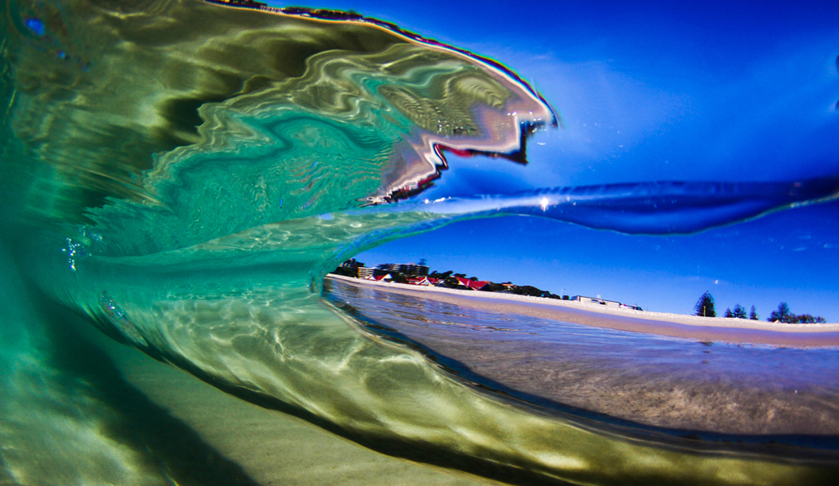 So clean you could drink from Kirra.