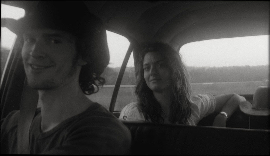 An old shot here of a couple of friends as we made our way down the coast. Classic car, great spirit in the air, classic times. Photo: <a href=\"https://www.submerge.com.au\" target=_blank>Dean Dampney</a>.