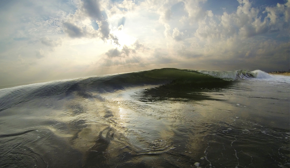 Morning Glory in Kitty Hawk: The surf wasn’t anything great this morning in Kitty Hawk, but the sunrise compensated for it. Photo: <a href=\"https://instagram.com/evanfa\">Evan Fa</a>