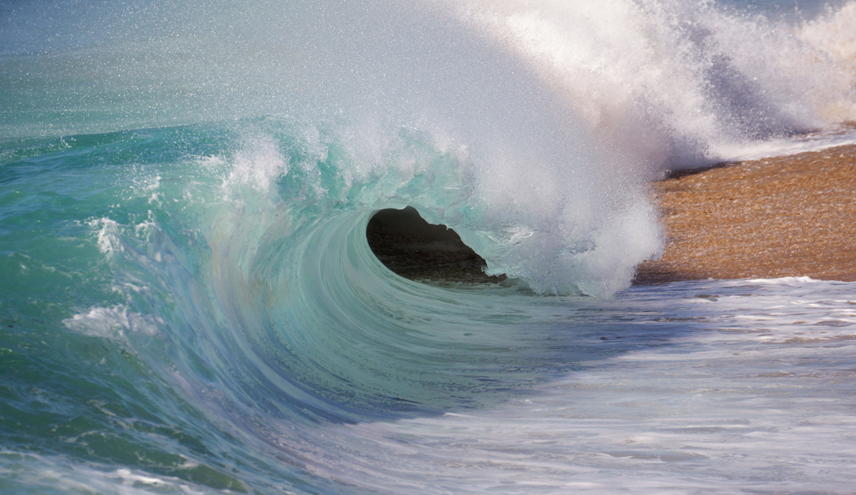 Shore-Break Your Back: Tide was way too high at Wedge this particular morning, so I just sat on the jetty and took photos of some pretty solid waves breaking right onto the sand while the tide dropped. Photo: <a href=\"https://instagram.com/evanfa\">Evan Fa</a>