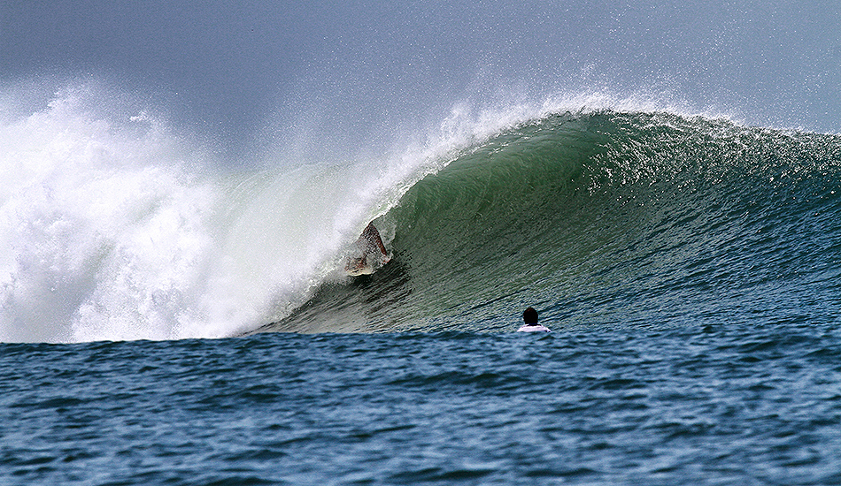 An unknown Brazilian locked in at the river mouth. Photo: Greg Heine