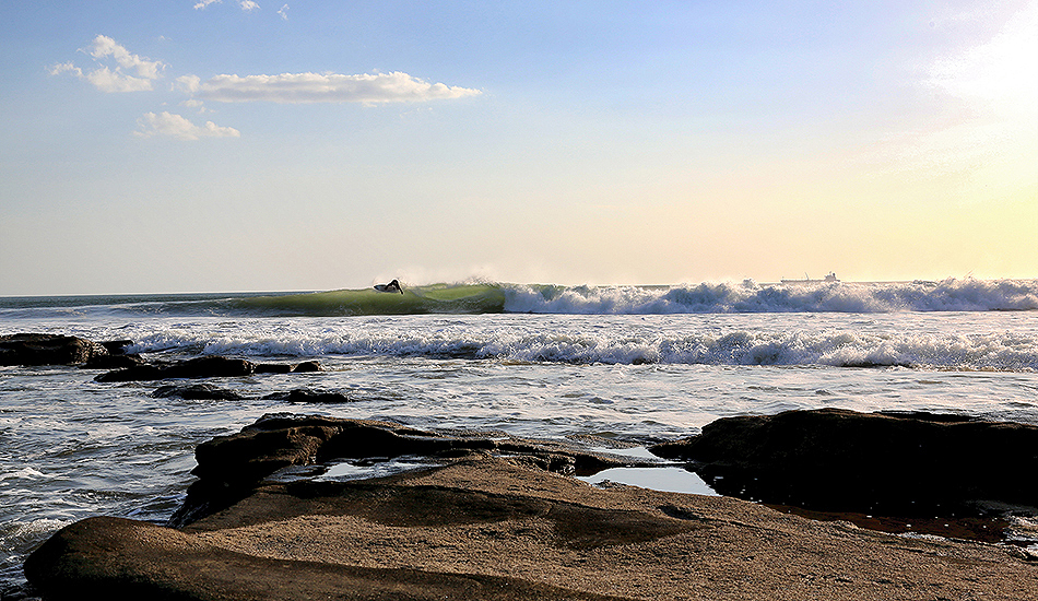 Floating an evening section only a few feet from super shallow reef. Photo: Greg Heine