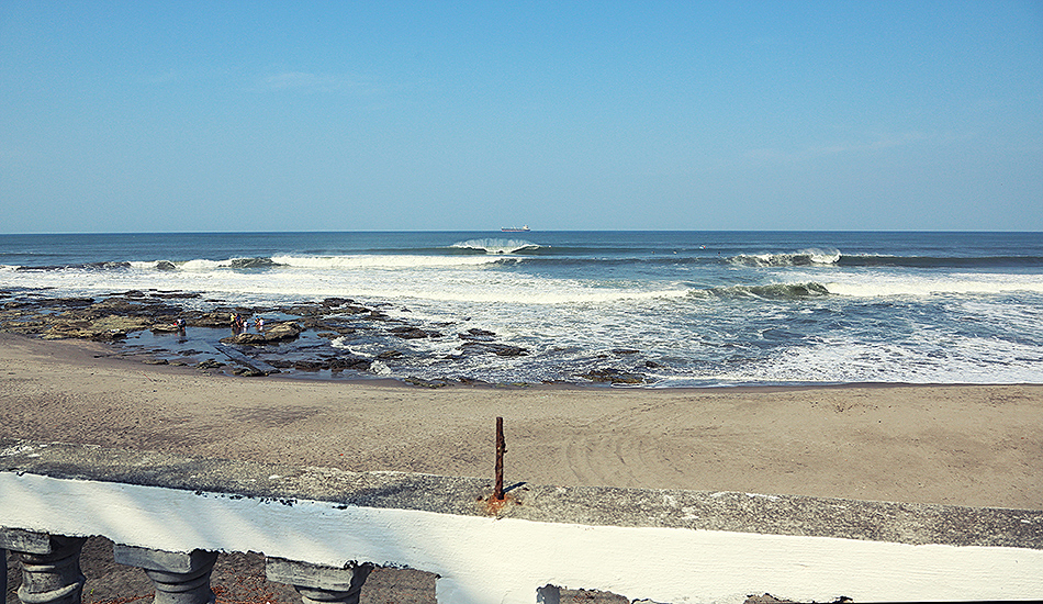 Leaving this was not easy. Right out front, the left was draining. Photo: Greg Heine