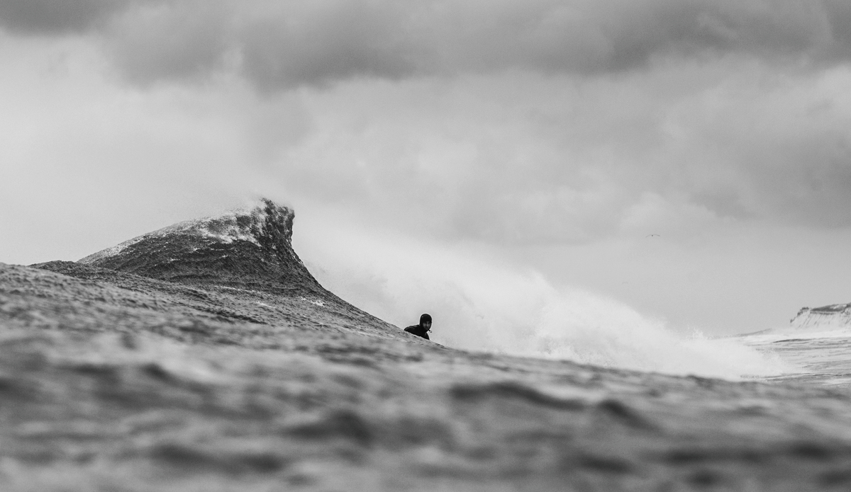 Snowstorms bring lots of waves. Let it snow. 