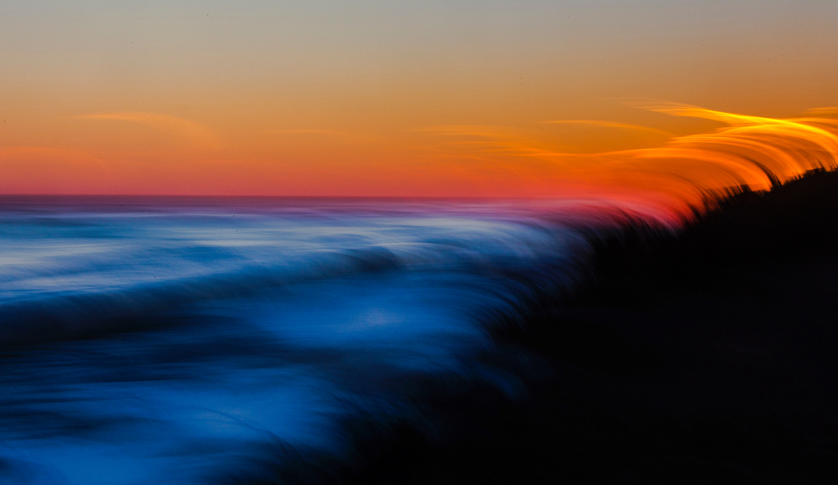 Montauk skies on fire in the wintertime. 