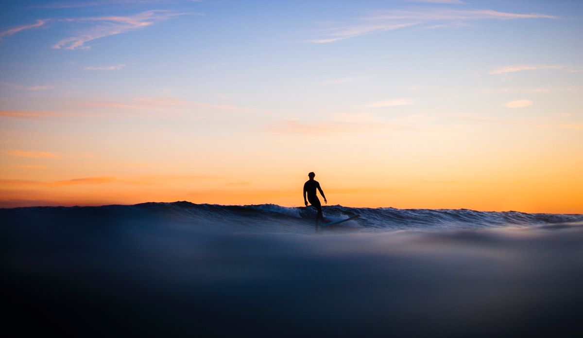 Austin Eckardt taking it down a notch from his usual above the lip antics to enjoy an evening logging session. 