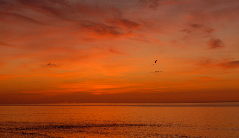 Peaceful mornings in Montauk, NY. The crowds leave in autumn and the sunrises light the sky on fire.  Photo: <a href=\"https://www.timelessride.com\">Jim Cook</a>