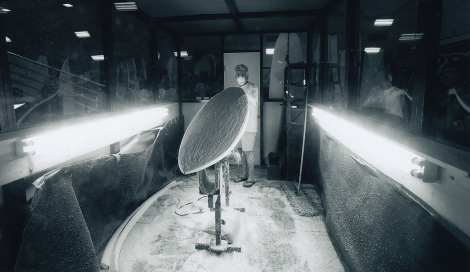 I had to throw at least one image in here from California. This is Marc Andreini shaping at the 2008 Sacred Craft Consumer Surfboard Expo in Ventura, CA. Photo: <a href=\"https://www.timelessride.com\">Jim Cook</a>