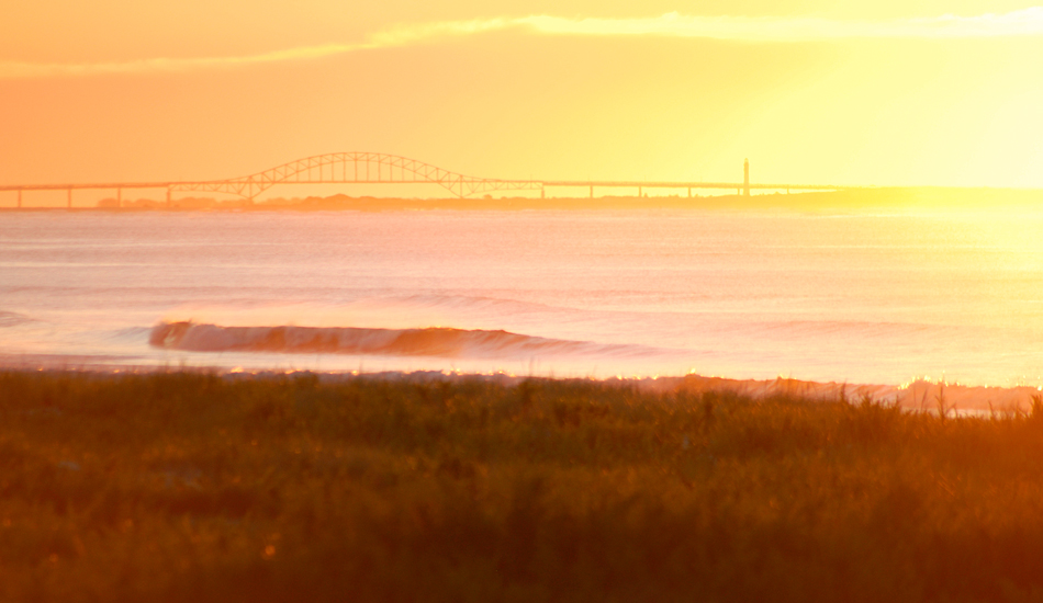 Summer mornings on Long Island can be amazing—especially when there\'s a little swell running.   Photo: <a href=\"https://www.timelessride.com\">Jim Cook</a>
