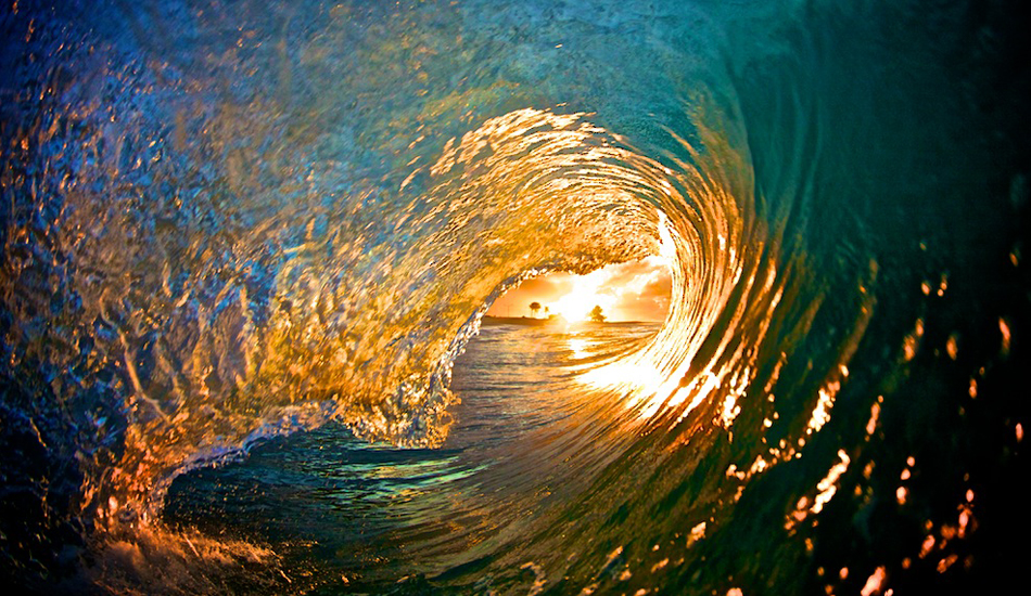 5 months to shoot this wave. Woke up 4:30am every morning to get the holy grail shot (sunrise in barrel shot) I was so frustrated because for months I would wake up and never get the shot. Finally got it here. Image: <a href=\"https://gokenji.com/port/\" target=\"_blank\">Croman</a>