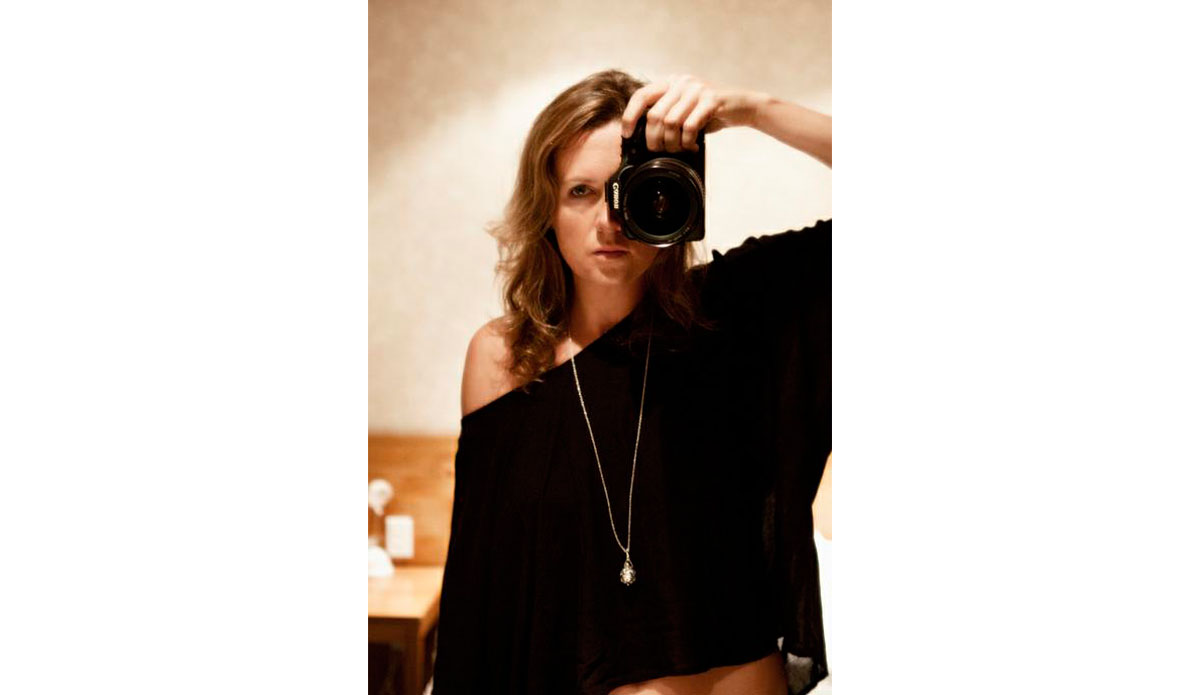 Kirstin Scholtz, behind her desk.