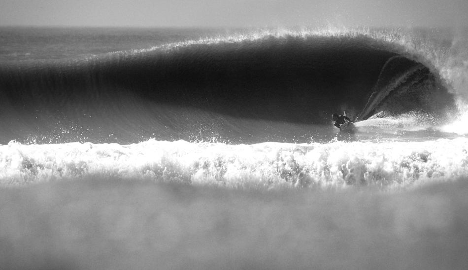 Ghislain Vaginay on a slice of perfection. Photo: Michael Nee