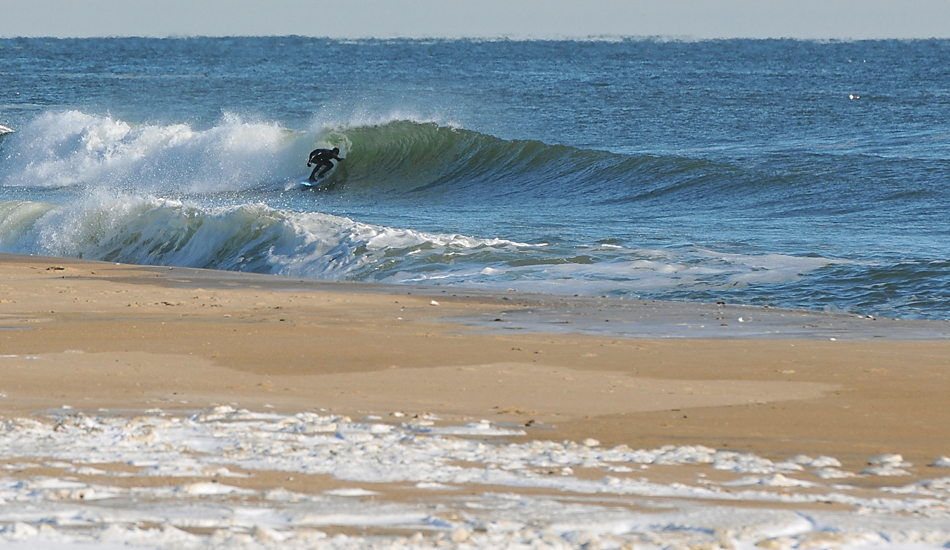 January 4, 2013 at the Jersey shore. Air temp, 10 degrees Fahrenheit; water, low 40s. Photo: <a href=\"https://instagram.com/robertsiliatophotography\">Bobby Siliato</a>