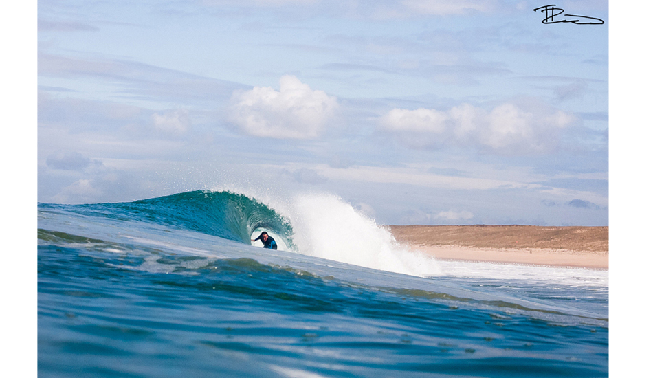 Singer/songwriter Ben Howard...him of musical fame getting barreled in France. Photo: <a href=\"https://timborrow.tumblr.com\">Tim Borrow</a>