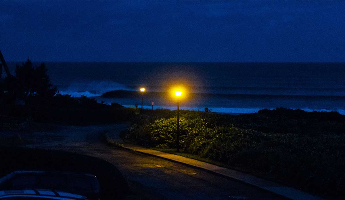 Hurricane Arthur after dark. Photo: <a href=\"https://instagram.com/nick_ventura_\"> Nick Ventura</a>