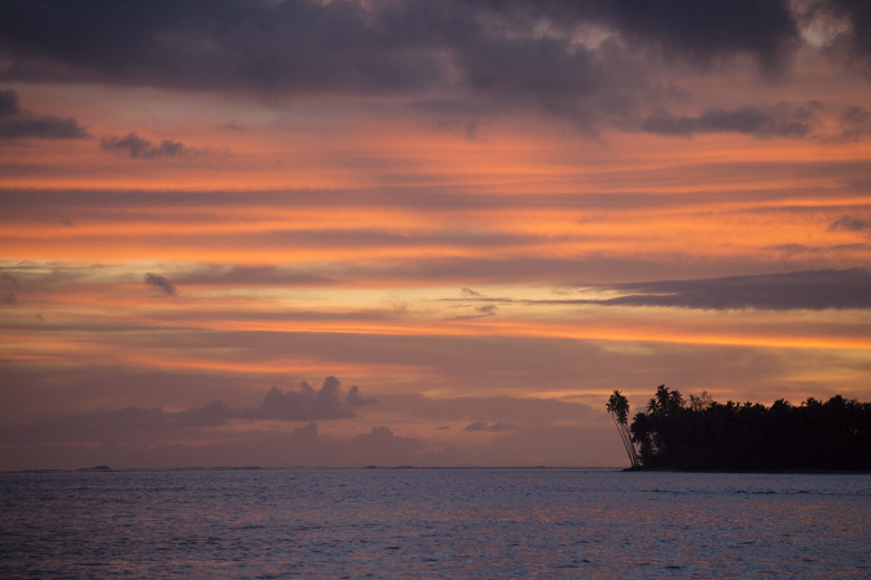 Sunsets are a blaze of color, and as darkness falls the stars pop out, but the day’s heat remains.
