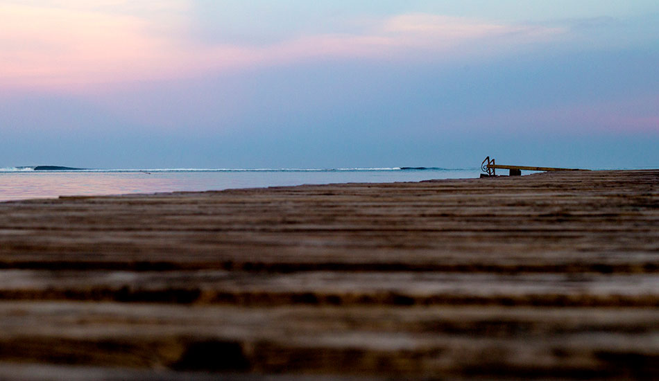 This dock has a perfect wave in front of it. It made me say, \"Look at that one!\" a lot. Photo: <a href=\"https://sethderoulet.com/\" target=_blank>Seth de Roulet</a>