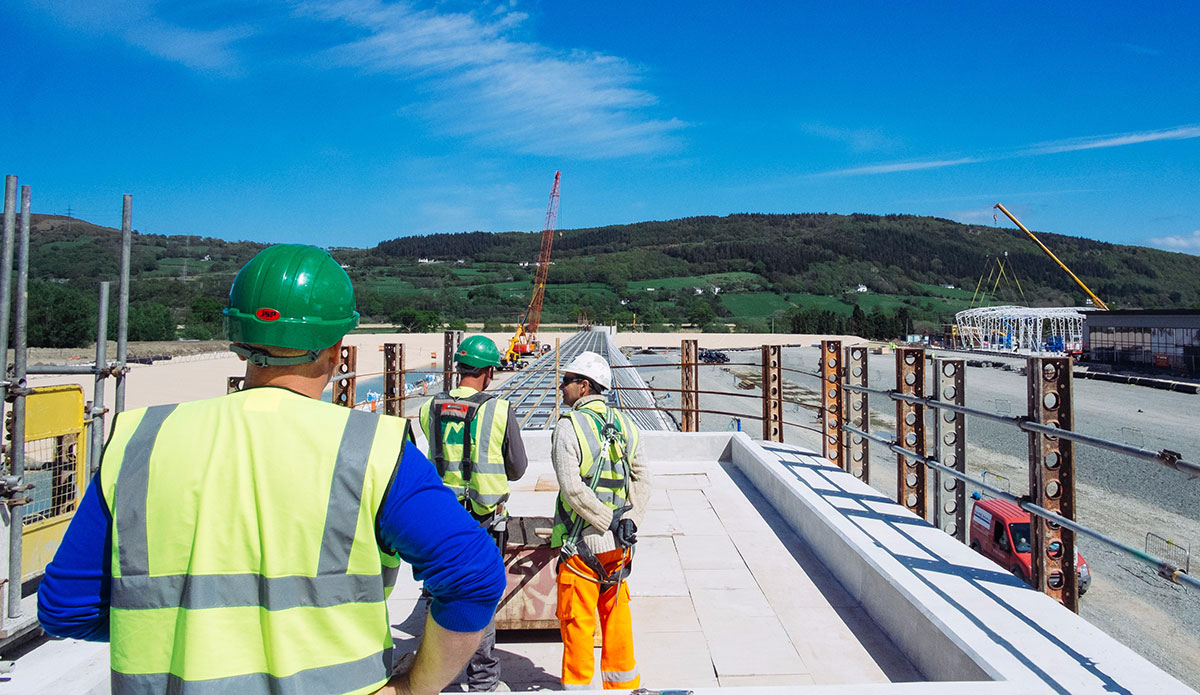 A view from atop the central pier. Photo: Surf Snowdonia