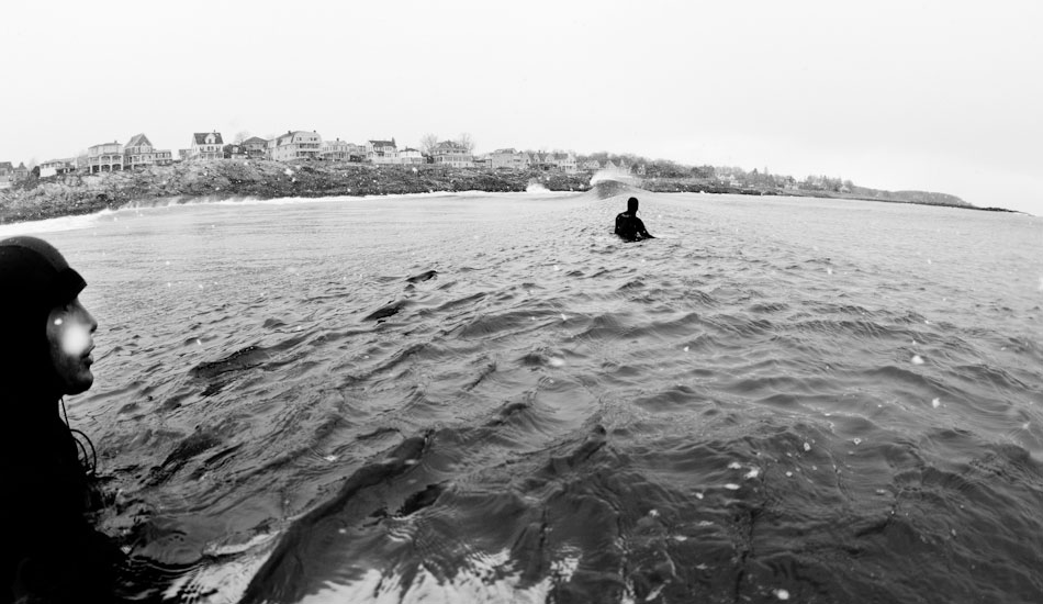 Home in Maine. No place I\'d rather be when it\'s snowing and barreling. Photo: <a href=\"https://www.nicklavecchia.com/\" target=_blank>Nick Lavecchia</a>