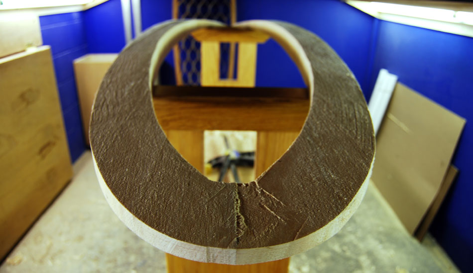 You\'ve gotta start somewhere. This is the balsa perimeter frame before the honeycomb is added. Photo: Meghan Dove