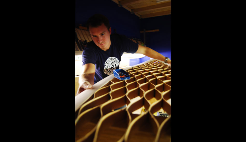 \"Wood flexes,\" says Cunningham. \"It springs under your feet. It has a glide that’s different than foam. And…it just feels better.\" Photo: Meghan Dove