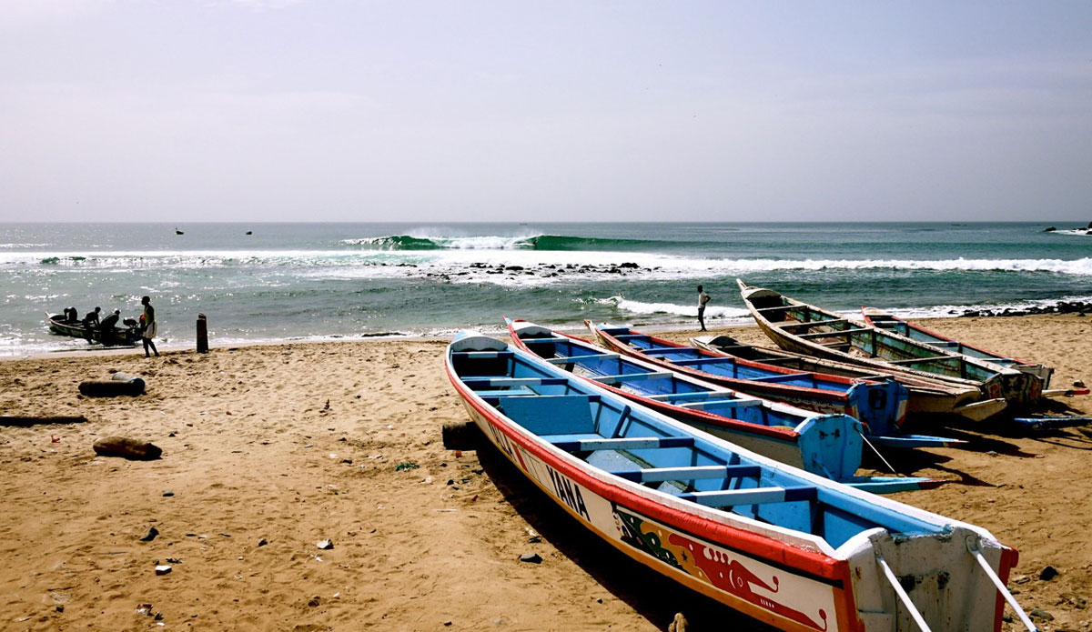 No boatman needed in Senegal. Photo: <a href=\"https://bugsonmyboard.org/\">Gary Conley</a>