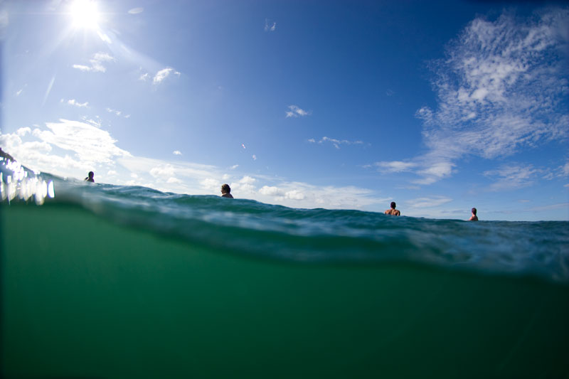 Clean ocean water to surf in and enjoy in Nicaragua.