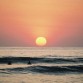 Sunset Lineup Surfing