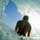 Tavarua Barrel Shot by Jeff Flindt
