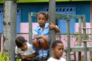 School yard kids bali