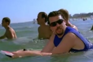 Kenny Powers out for a sponge.