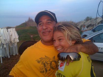 Coco Ho and her dad, Michael, her greatest mentor. Photo: Courtesy Ho Family