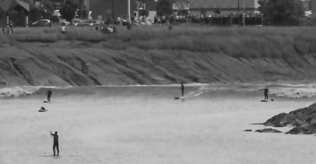 On Wednesday July 24th two Californian surfers rode a tidal bore wave on New Brunswick's Petitcodiac River for 29 kilometres. JJ Wessels and Colin Whitbread headed to the City of Moncton to jump on the "super bore."