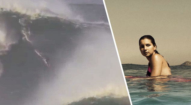 Maya Gabeira on the wave that nearly took her life. Photo: Red Bull