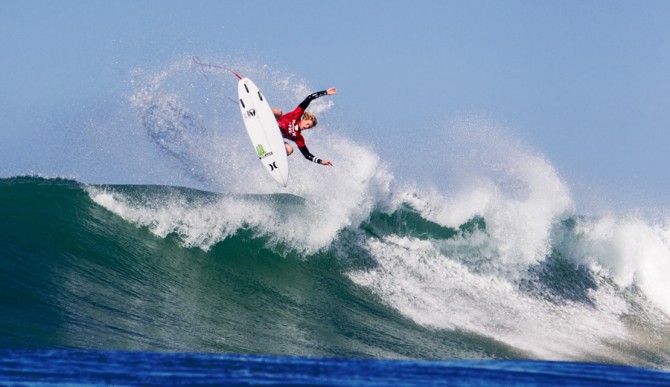 John John Florence's natural instincts and bold decisions allow him to blow up like he did at Trestles. Photo: ASP|Rowland