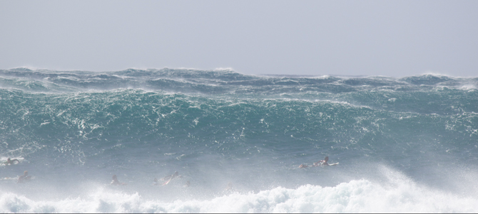 NPAC energy on the North Shore of Oahu. Photo: Courtesy of Swell Lines Magazine