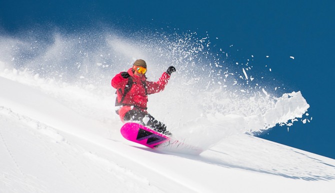 Like the community, powder doesn't care if you're a boy or girl as long as you're out there charging. Photo: Gnu