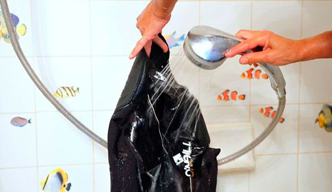 Shower with it. You'll have it for much longer. Photo: Wikihow