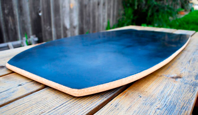 "After a few prototypes, I noticed that the placement of the fiberglass and the thickness of the board made unique flex patterns that I could feel on the wave." 