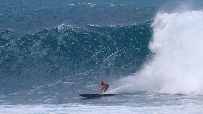 Emi Erickson, Big Wave Surfing
