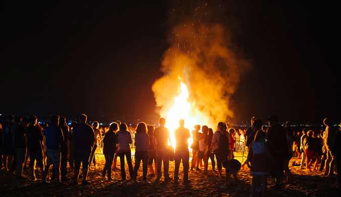 Extra tip: See a beach fire at night? Chances are good they're not going to be there in the morning. Photo: Shutterstock