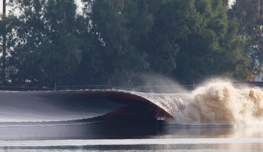 Not a drop of water out of place. Kelly Slater drives through perfection.