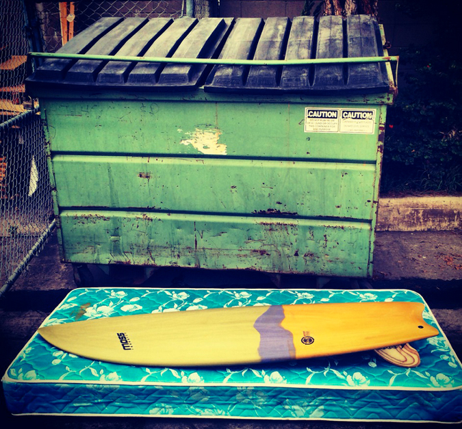 No trash here. Photo: Eco-Flex Surfboards