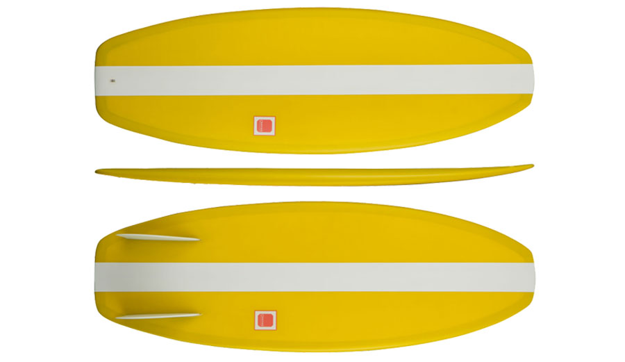 Canvas Surfboards super fast take on a classic design, the Racecar.