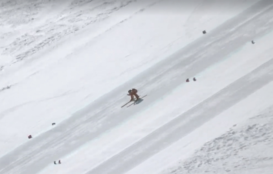 Skiers Ivan Origone and Valentina Greggio Break World Downhill Speed