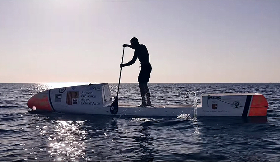 This Man’s World Record Paddle Across the Atlantic on a 20 Foot