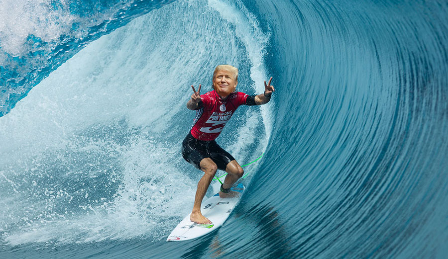 I own the WSL! I own this wave! I'm going to build a wall around it!