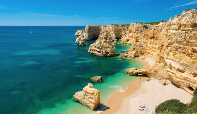 This beautiful coastline in Algarve, Portugal is under threat by the dangers associated with oil exploration and production. Photo: CreativeCommons