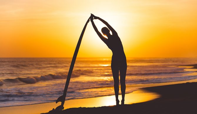 Yoga. Surfing. They're not always the answer. Photo: Shutterstock.